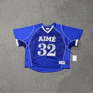 Aime Leon Dore Blue Sports Mesh Tee